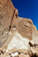 erba buenas archeologico luogo - chile. grotta dipinti - atacama deserto. san pedro de atacama. foto