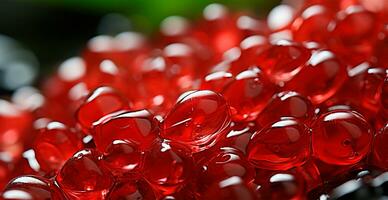 rosso caviale, fresco frutti di mare - ai generato Immagine foto