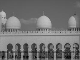 Moschea di Abu Dhabi foto