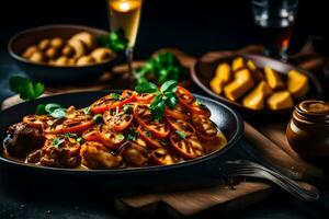 il migliore cibo nel il mondo è non nel un' ristorante, è nel il tuo proprio cucina. ai-generato foto