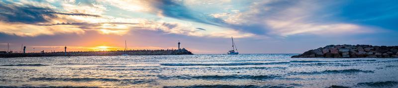 un tramonto pazzesco in israele vedute della terra santa foto