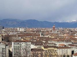 veduta aerea di torino foto