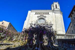 festa dei fiori a girona temps de flors, spagna. 2018 foto