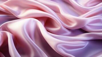 leggero rosa puro seta charmeuse tessuto crespo raso tessuti per cucire mestiere larghezza struttura sfondo. ai generativo foto