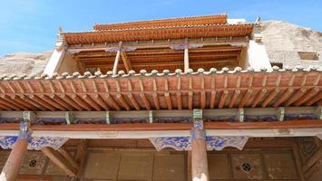 antica architettura buddista dunhuang mogao grotte in gansu china foto