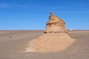 yardang landform nel geoparco globale dunhuang unesco, gansu china. foto