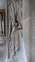 Rovina dell'antico complesso del tempio di angkor wat a siem reap, cambogia foto