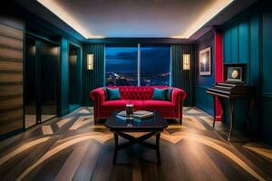 il suite a il ritz Carlton, Istanbul. ai-generato foto