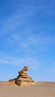 yardang landform nel geoparco globale dunhuang unesco, gansu china. foto