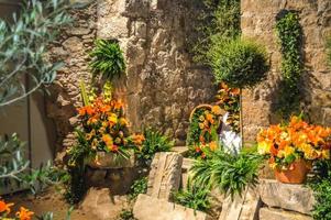 festa dei fiori a girona temps de flors, spagna. 2018 foto