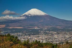 patrimonio mondiale, monte fuji in giappone foto