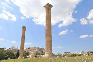 Tempio di Zeus Olimpio, Atene Grecia foto