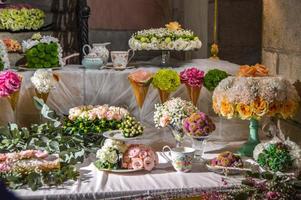 festa dei fiori a girona temps de flors, spagna. 2018 foto