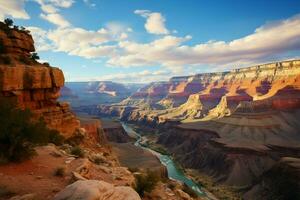 nature capolavoro nel Arizona il espansivo mille dollari canyon aspro bellezza ai generato foto