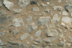 naturale terra struttura creato di il aspro bellezza di roccioso superfici ai generato foto