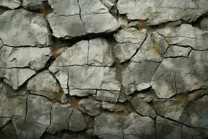 un' sfondo in mostra terra roccia trame, rustico e terroso ai generato foto