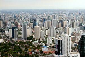 vista della città di bangkok foto