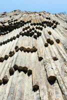 naturale basalto colonne vicino su nel garni gola foto