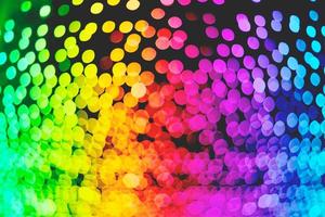 arcobaleno colorato bokeh illuminazione sfondo texture, sfocato foto