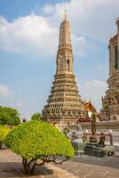 wat arun tempio di alba bangkok, Tailandia foto