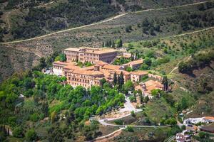 sacromonte abbazia nel granada, andalusia, Spagna foto