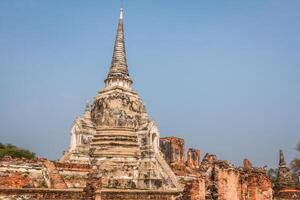 Wat phrasisanpetch nel parco storico di Ayutthaya, Ayutthaya, Tailandia. foto