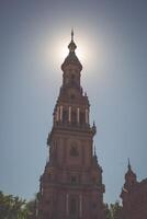 il giralda, campana Torre di il Cattedrale di siviglia nel siviglia, andalusia, Spagna foto