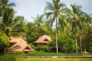 tropicale spiaggia Casa su il isola KOH samui, Tailandia foto