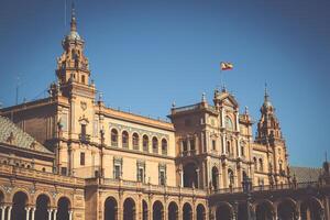 bellissimo plaza de spagnolo, Siviglia, Spagna foto