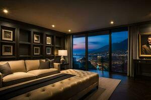 il suite a il ritz Carlton, monaco. ai-generato foto