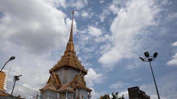 tempio della thailandia nella zona di chinatown. foto