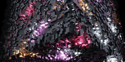 cubi pixel cubo di rubik dati digitali geometrici astratti isometrici