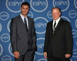 los angeles luglio 14 detroit tigri brocca armando Gallaraga mlb arbitro jim gioia nel il stampa camera di il 2010 spiare premi a nokia Teatro la vivere su luglio14 2010 nel los angeles circa foto