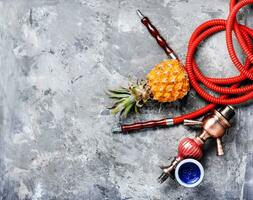 orientale shisha con ananas foto