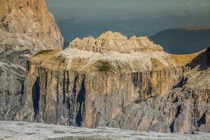 sass pordoi Sud viso 2952 m nel Gruppo del sella, dolomiti montagne nel Alpi foto