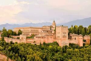 il Alhambra nel granada, Spagna foto