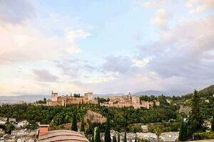 il Alhambra nel granada, Spagna foto