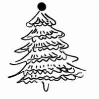 Natale albero decorazione e design. foto
