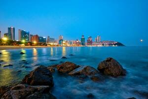 haeundae spiaggia nel Busano, Sud Corea foto