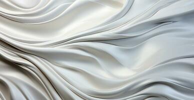 leggero leggero biancheria tessuto, struttura panoramico sfondo - ai generato Immagine foto