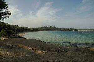 notre dama spiaggia nel porquerolles isola Francia panorama paesaggio foto