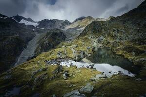 montagna paesaggio di il stubai Alpi foto