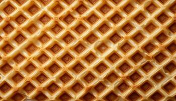 superiore Visualizza di cibo waffel struttura sfondo vicino su, wafer struttura backgroud foto