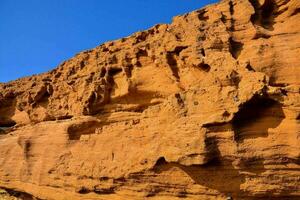 il roccia viso di il canyon foto