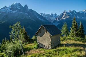 cheserys, massiccio di mont bianco, chamonix, alta Savoia, Francia foto