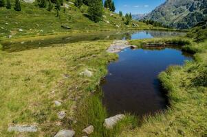 lago di thuilette, la Thuile, val d'aoste, italia foto