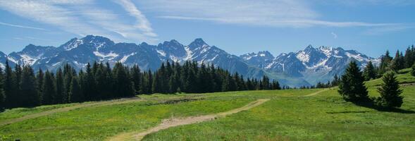 montagnoso di belledone,isere,francia foto