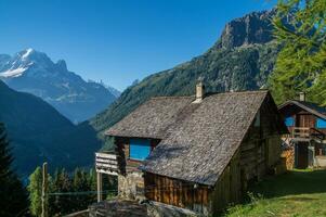 les granges,vallorcine,haute Savoia, Francia foto