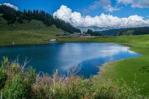 lago bretaye, vaud, svizzero foto