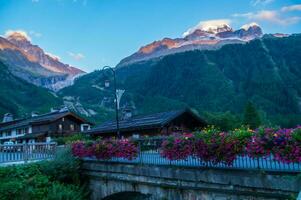 argentiere,chamonix, haute Savoia, Francia foto